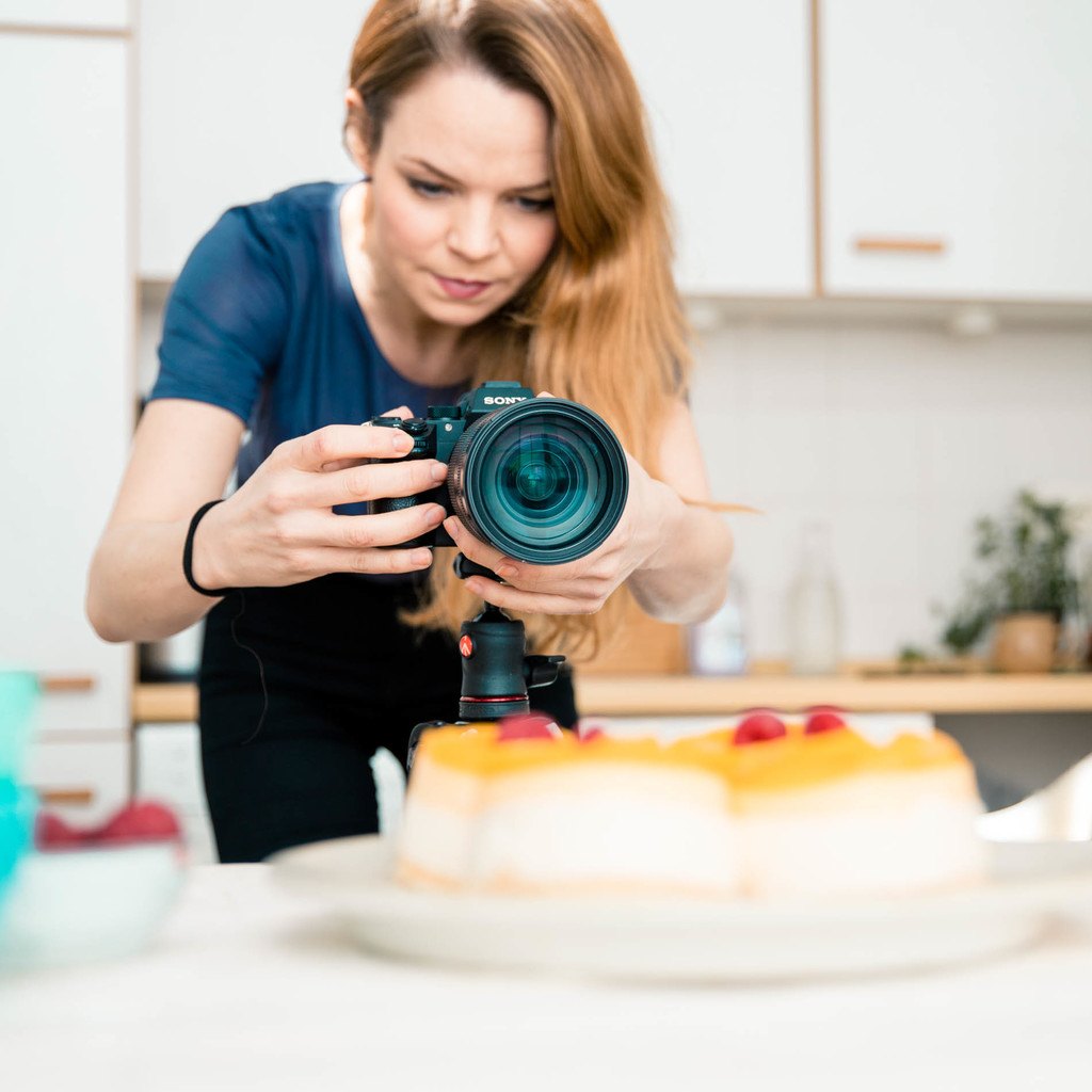 Food Blogger Portrait content photography